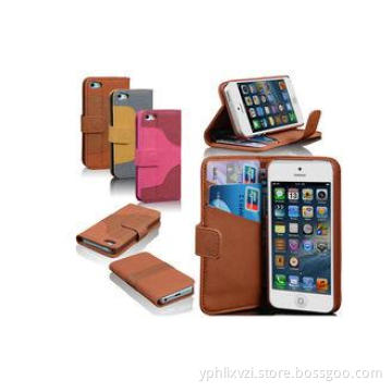 Handmade Dust Proof Boys Leather Apple iPhone Case With Sta